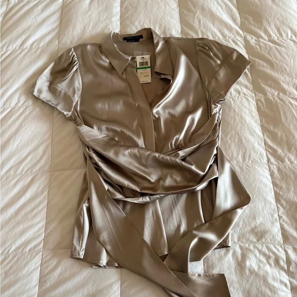 NWT BCBG Silk Blouse - Picture 1 of 6